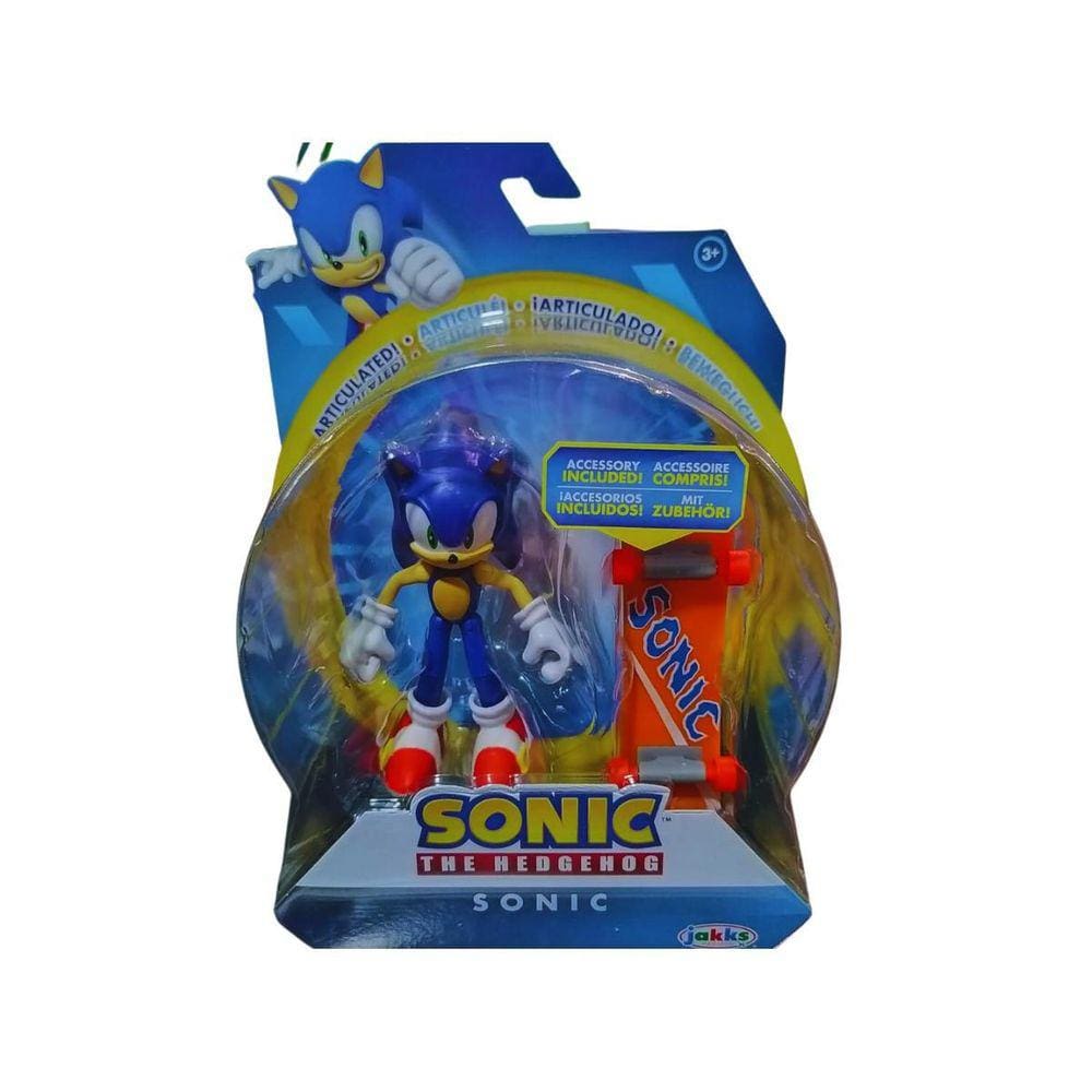 Boneco Articulado Sonic The Hedgehog - Candide em Promoção na