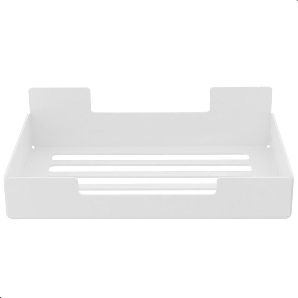 Porta Sabonete Saboneteira Com Adesivo Branco F.ELG
