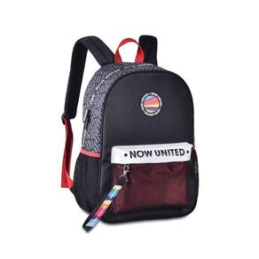 Mochila Now United Com Bolso Telado E Ziper Invertido