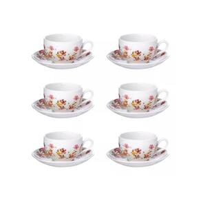 Xicara De Cha Le Jardin 160Ml 6Pc Hauskraft