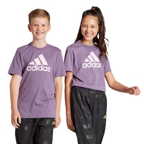 Camiseta Adidas Big Logo Juvenil Lilás
