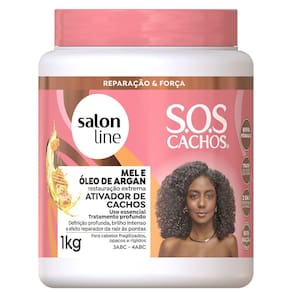 Ativador De Cachos Salon Line SOS Cachos Argan 1Kg