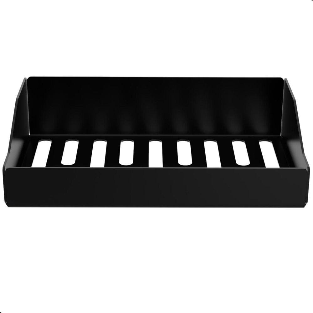 Porta Sabonete De Parede Banheiro Com Adesivo Preto F.DF