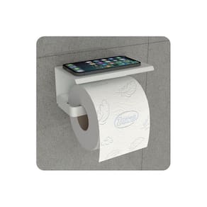 Porta Papel Higiênico De Parede Banheiro Inox Branco F.MAX