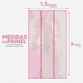 Papel De Parede Painel 3D Mármore Calacata Rosa Claro 1,5M