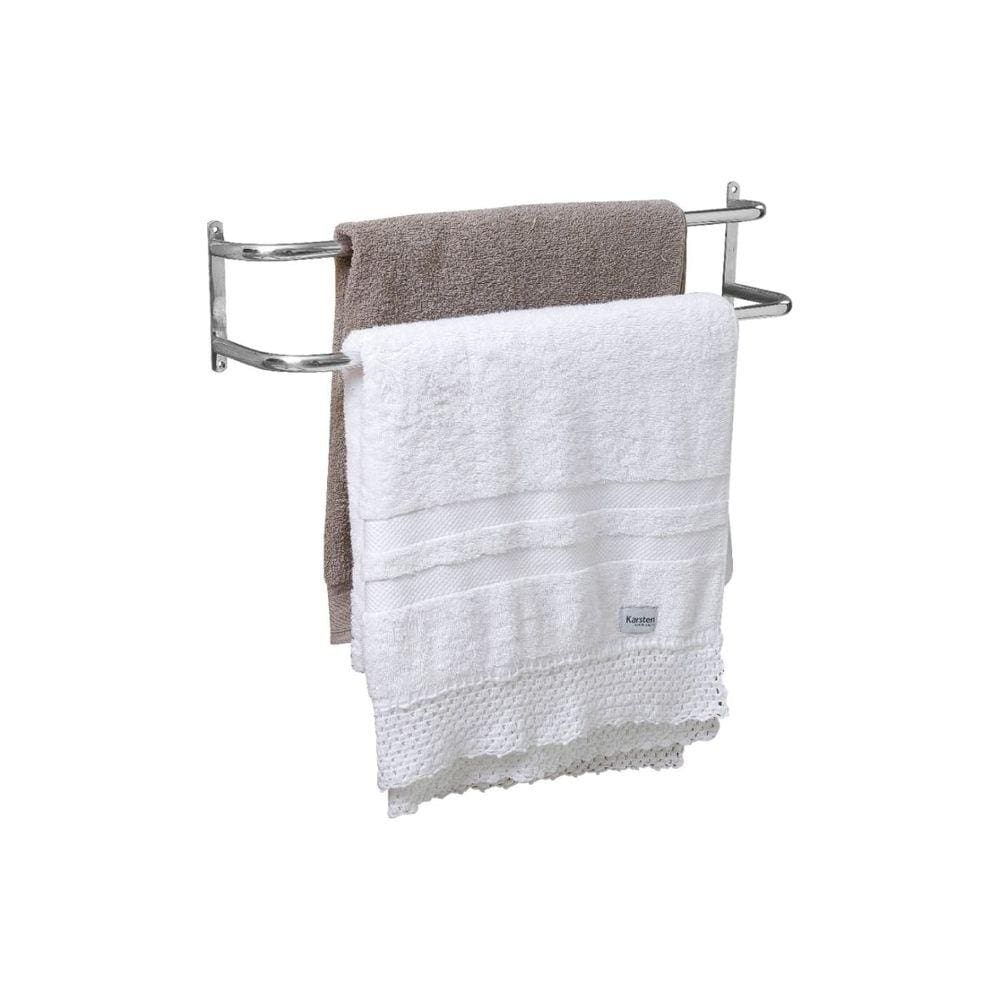 Porta Toalhas Toalheiro Duplo Para Porta Ou Parede 60cm FS