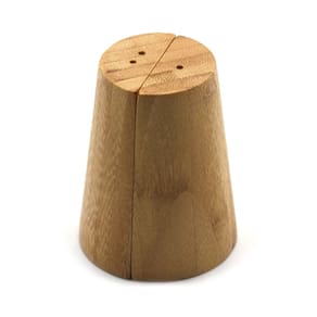 Conjunto Saleiro e Pimenteiro Oikos em Bambu Natural Minimalista