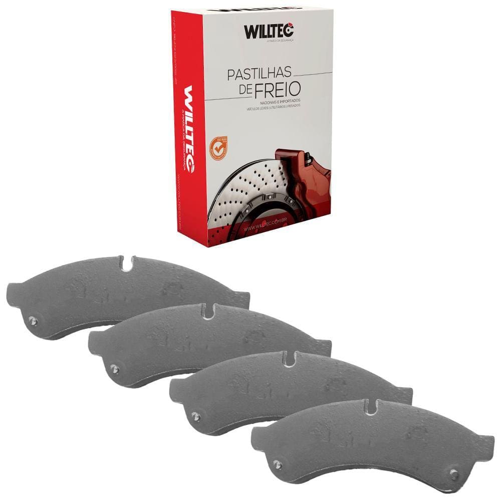 Kit Pastilha Freio CityClass 70C17 2018 a 2019 Tras Willtec