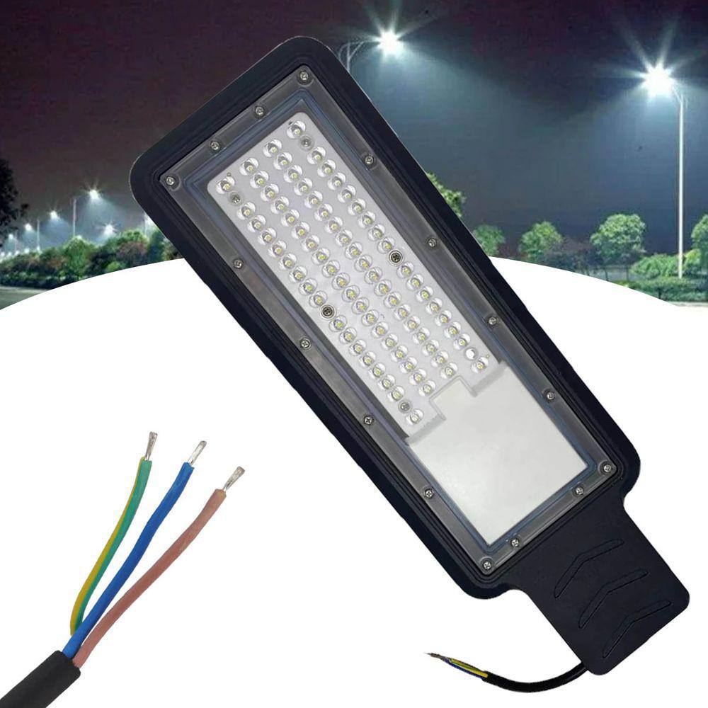 Luminaria led para iluminacao publica poste 100w branco frio bivolt