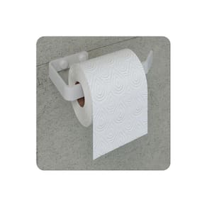 Suporte Porta Papel Higiênico De Parede Branco F.Plus
