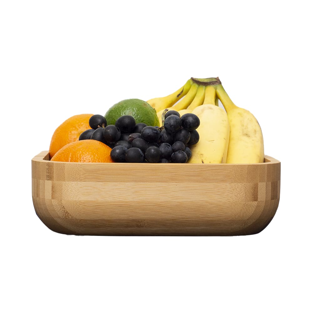 Bowl de Bambu Oikos 23cm Quadrado Multiuso