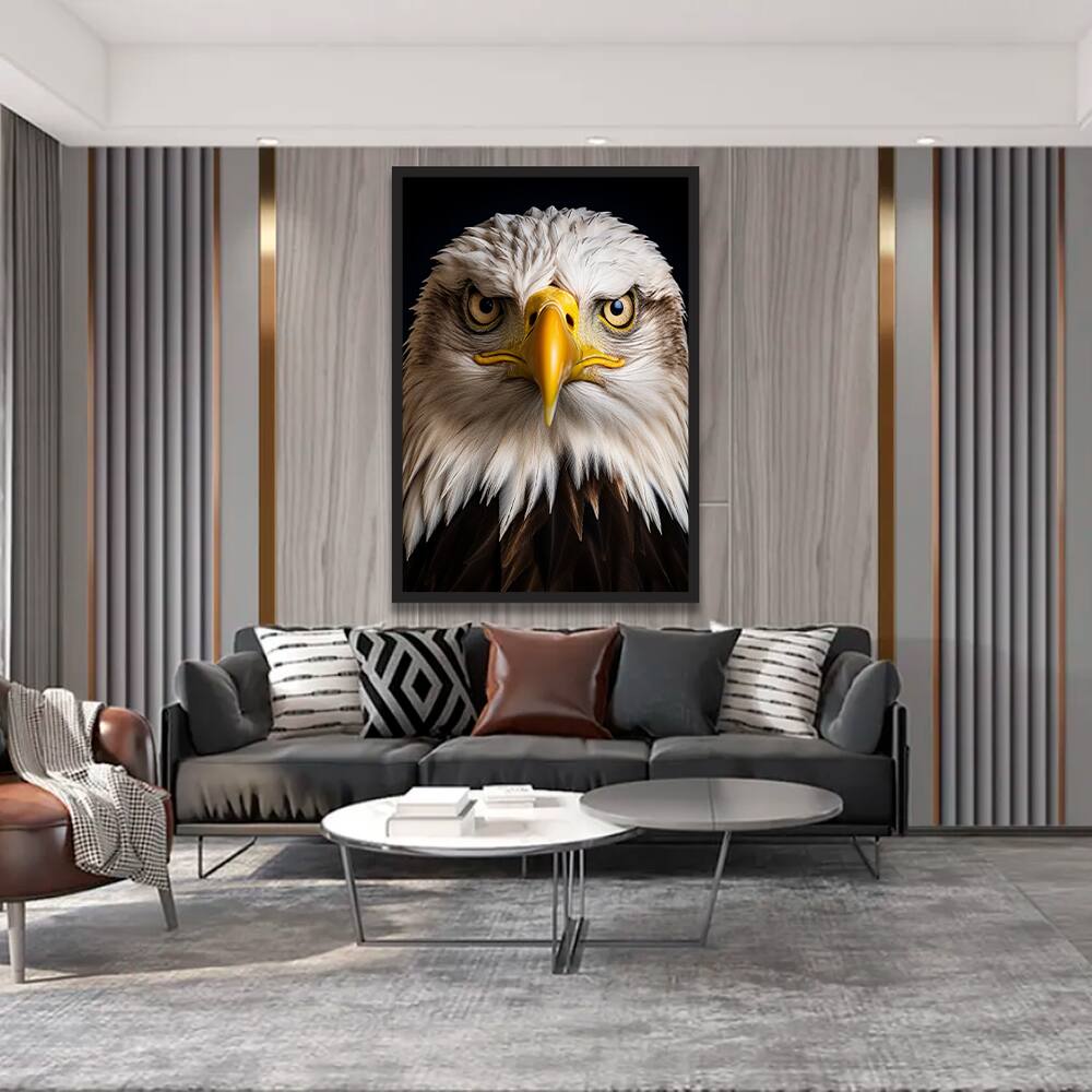Quadro Águia de Cabeça Branca -- BR ARTES