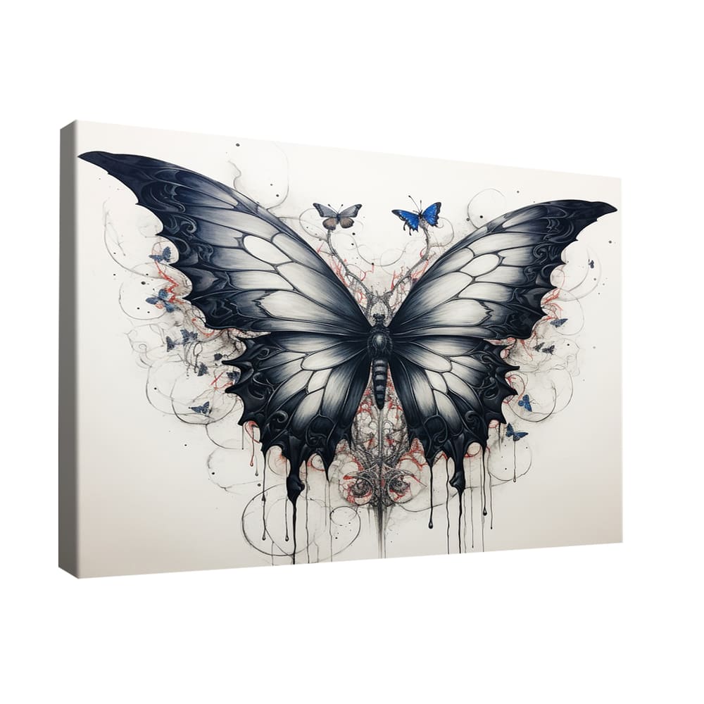 Quadro Black Butterfly -- BR ARTES