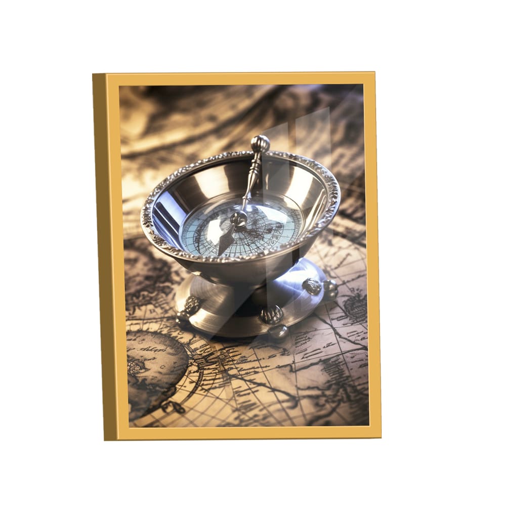 Quadro Bússola Decorativa -- BR ARTES