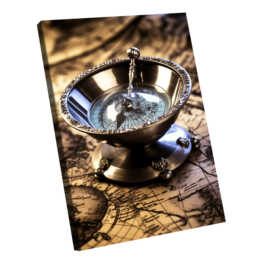 Quadro Bússola Decorativa -- BR ARTES
