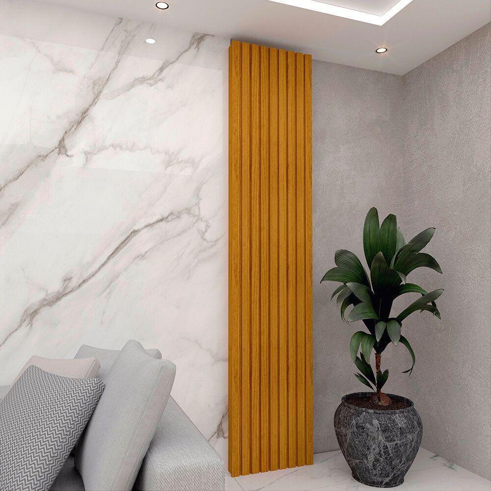 Placa De Painel Ripado Nobre 50cm Naturale - Gelius