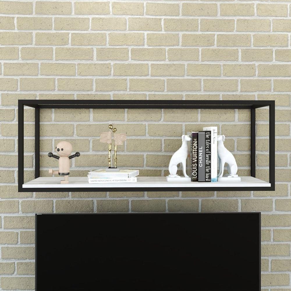 Nicho Aéreo Estilo Industrial 120cm Active Yescasa Branco Chess