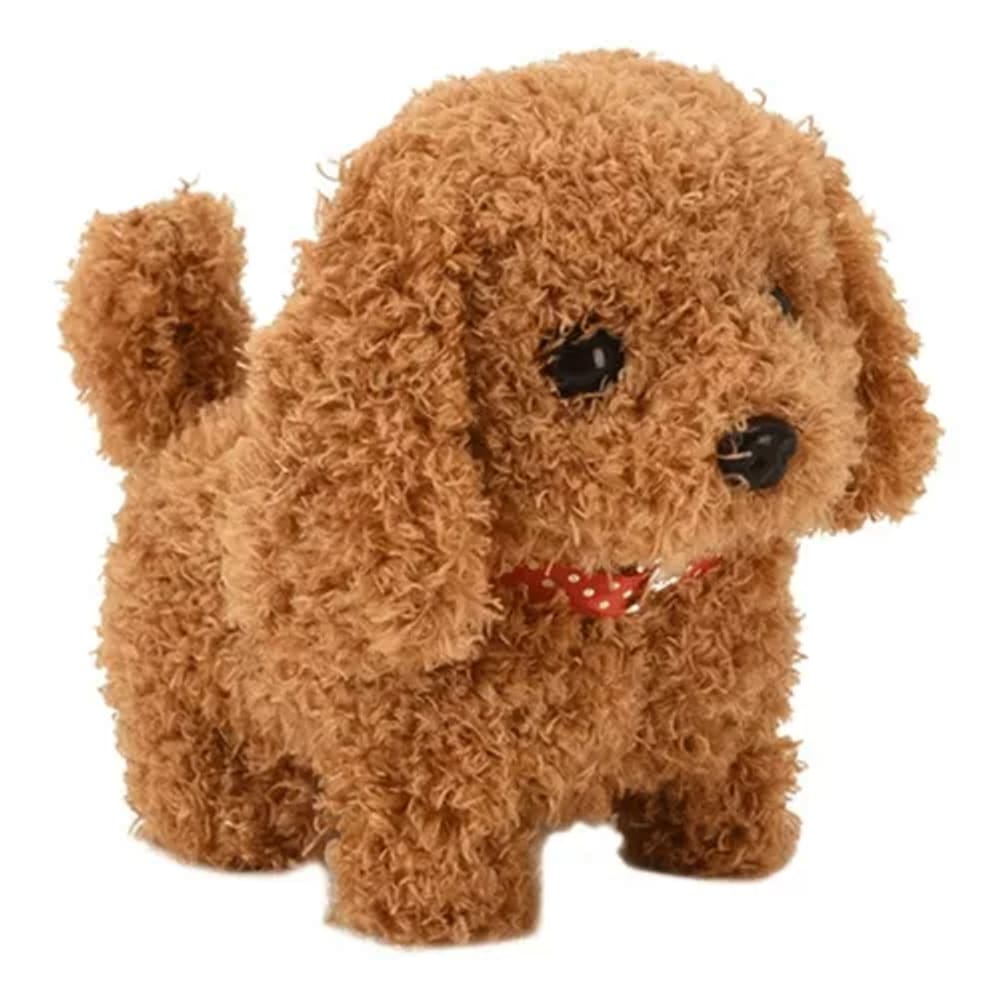 Cachorro Playfull Pets Marrom Com Casinha e Osso | Casas Bahia