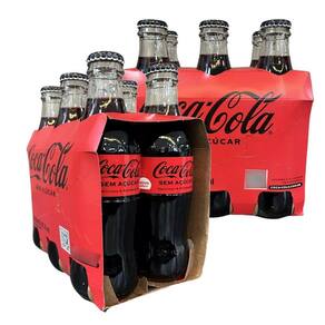Coca Cola Sem Açucar Vidro 250Ml 12 Garrafas