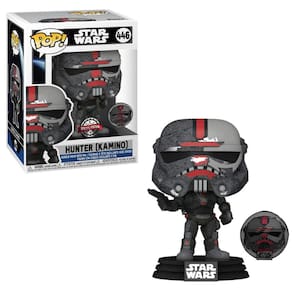 Funko Pop Star Wars Bad Batch Hunter com Pin 446
