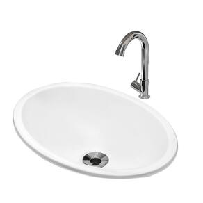Cuba Pia Banheiro Sophia Torneira DL04 Valvula ABS Branco