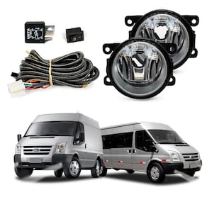 Kit Farol de Milha para Transit 2009 a 2014 Auxiliar Neblina