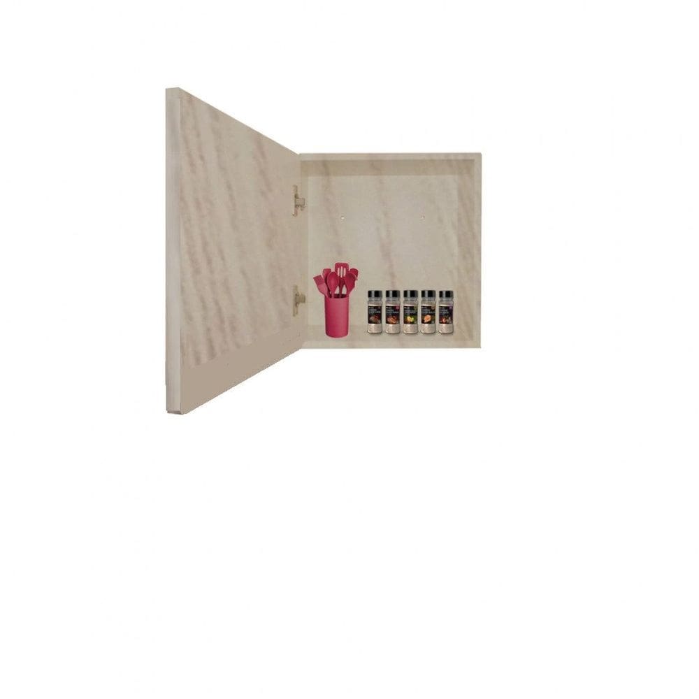 Armario Aéreo 1 Porta Madeirado Em Mdf