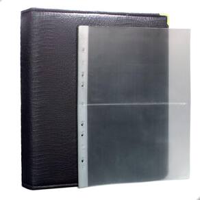 Álbum Fichário 30 Folhas PP Cédulas 2 Espaços 32x24 Cobra Fosco GF