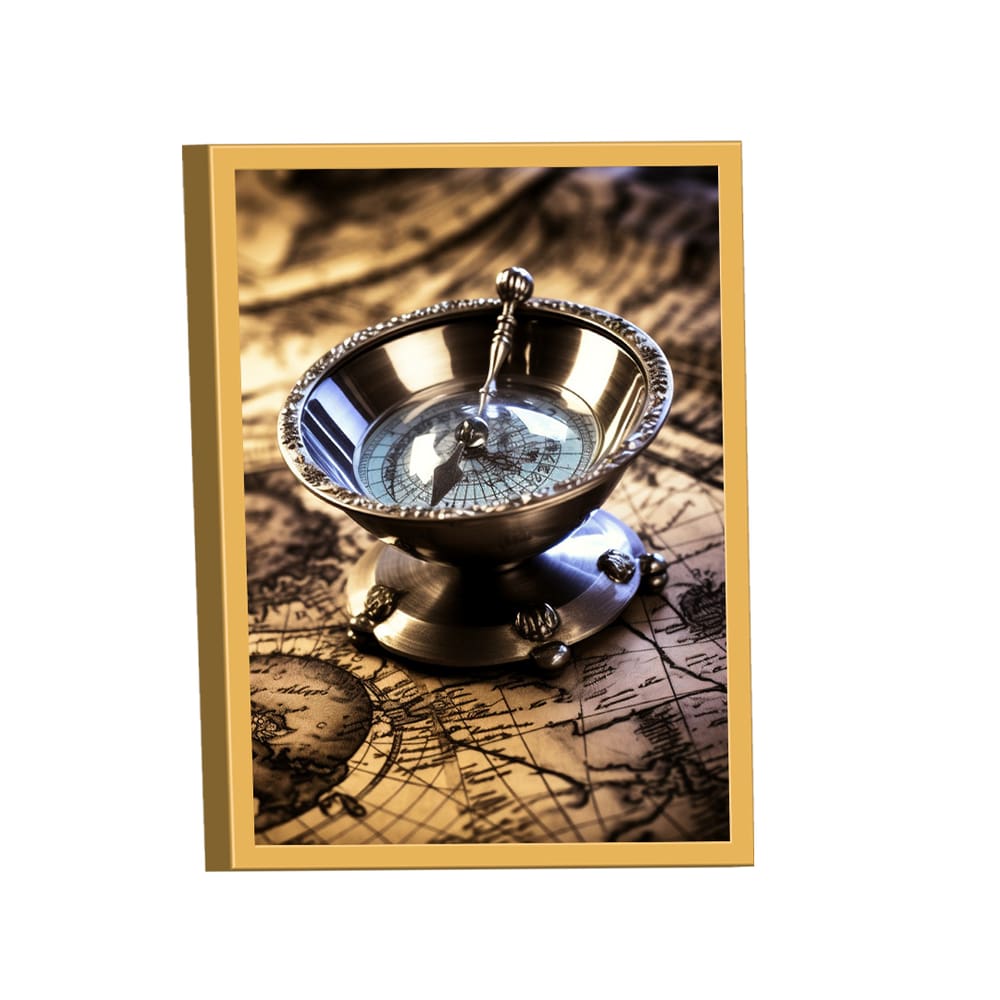 Quadro Bússola Decorativa -- BR ARTES