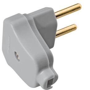 Plugue Angular 2p 10 A 250 V Tramontina Cinza Tramontina