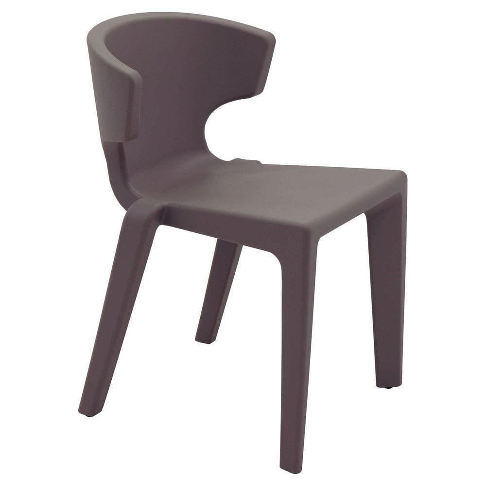 Cadeira Tramontina Marilyn Concreto Em Polietileno Sem Braços Tramontina