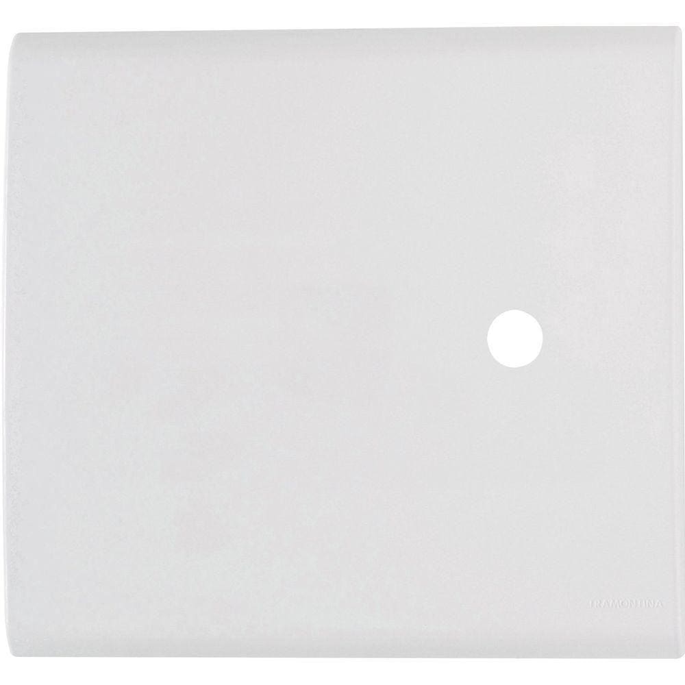 Placa Com 1 Furo 4x4 9,5 Mm Tramontina Liz Branca Tramontina
