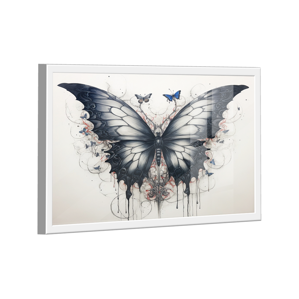 Quadro Black Butterfly -- BR ARTES