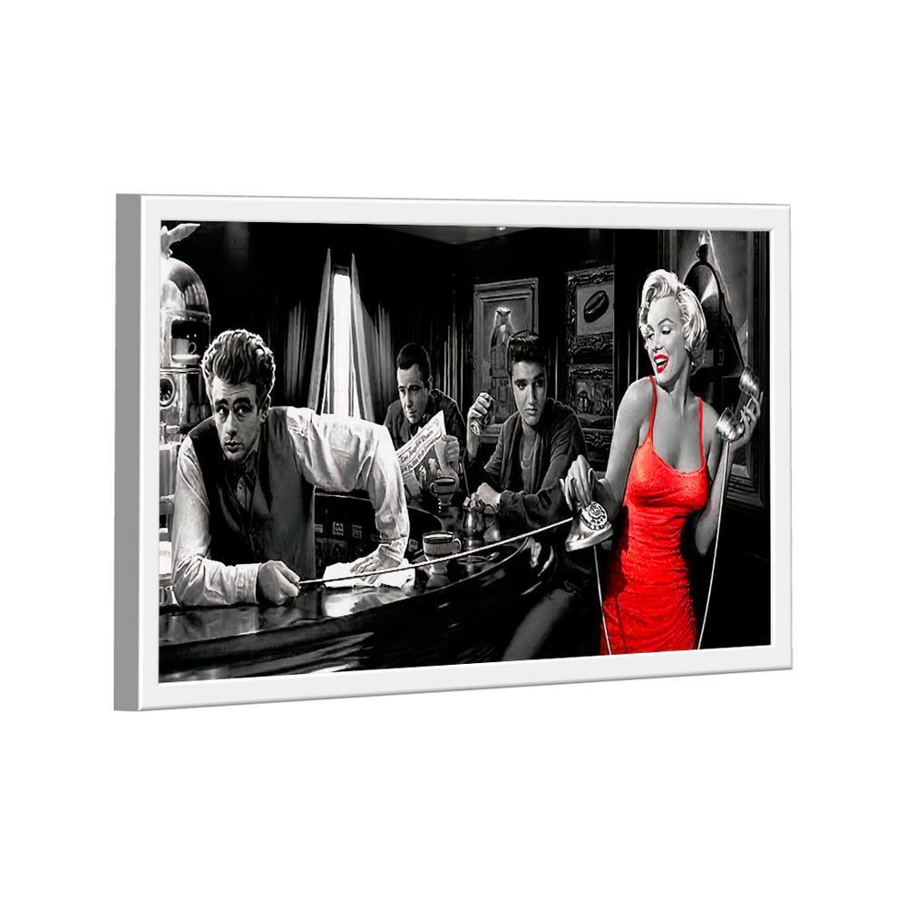 Quadro Marilyn Red Dress -- BR ARTES