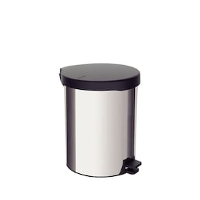 Lixeira Com Pedal New Tramontina Em Aço Inox Com Acabamento Polido 12 L Tramontina