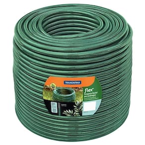 Mangueira Flex 3/4 Polegada Tramontina Verde Em Pvc 3 Camadas 100 M Tramontina