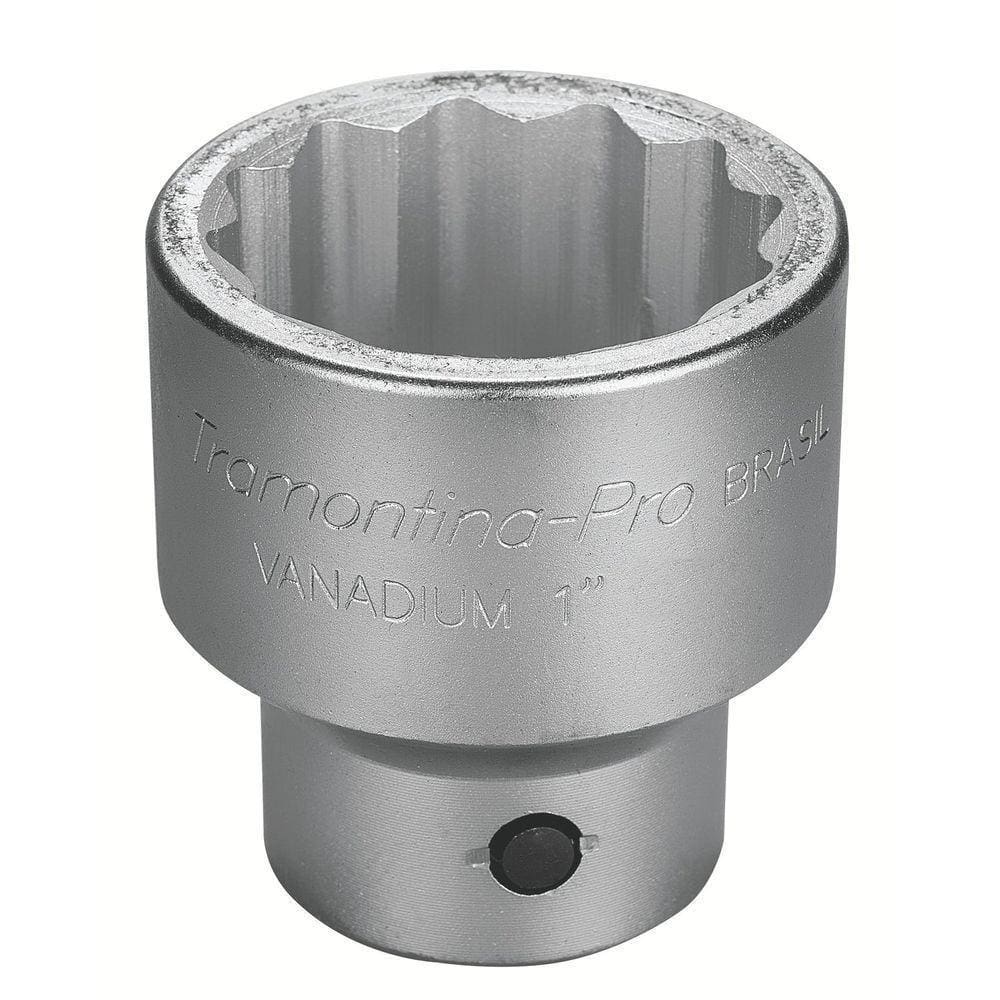 Soquete Estriado Em Aço Cromo Vanádio 2.3/16" - Encaixe 1" Tramontina Pro Tramontina