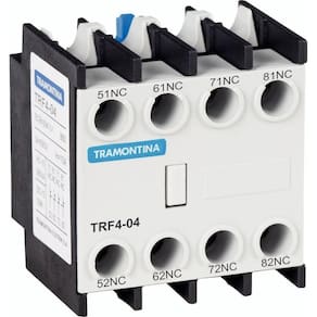 Contato Auxiliar Frontal Para Contator Tramontina Trf4-04 4nf Tramontina