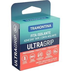Fita Isolante Classe A 0,18x19 Mm Tramontina Preta 10 M Tramontina