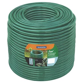 Mangueira Flex 5/8" Tramontina Verde Em Pvc 3 Camadas 100 M Tramontina