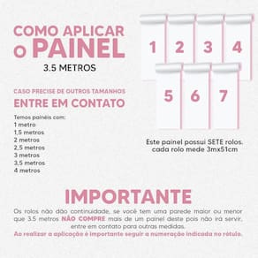 Papel De Parede Painel 3D Mármore Calacata Rosa Claro 3,5M