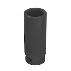 Soquete De Impacto Sextavado Longo Em Aço Cromo Molibdênio 3/4`` - Encaixe 1/2`` Tramontina