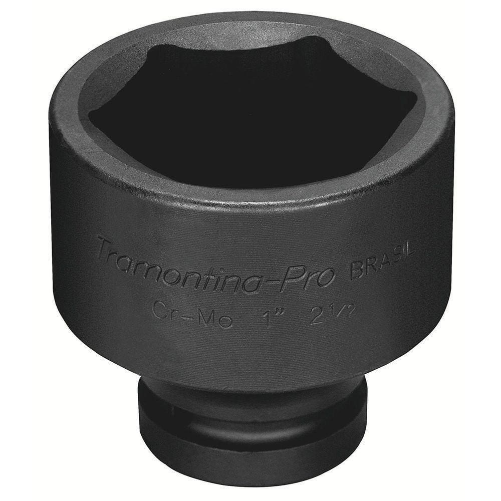 Soquete De Impacto Sextavado Em Aço Cromo Molibdênio 2.3/16" - Encaixe 1`` Tramontina Pro Tramontina