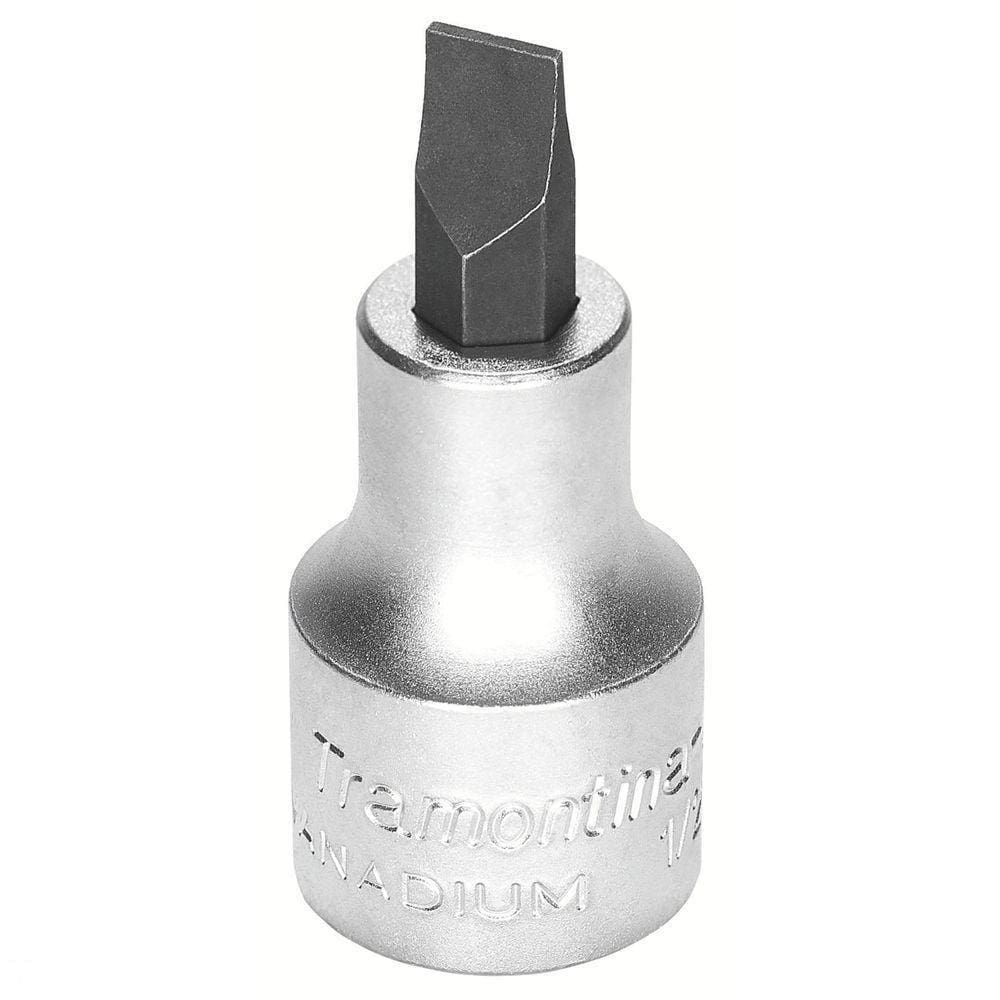 Soquete Em Aço Cromo Vanádio Ponta Chata Tamanho 4 - Encaixe 1/2” Tramontina Pro Tramontina