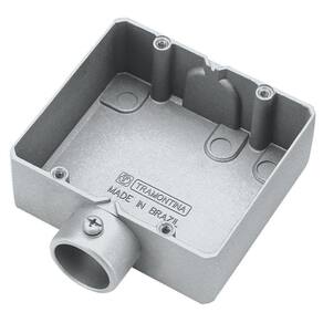 Condulete Duplo 3/4" Tipo "ed" - Sem Tampa / Sem Rosca / Com Pintura Eletrostática A Pó Tramontina