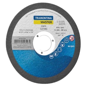 Disco De Corte Fino 4.1/2" Tramontina Para Aço Inox E Materiais Endurecidos Tramontina