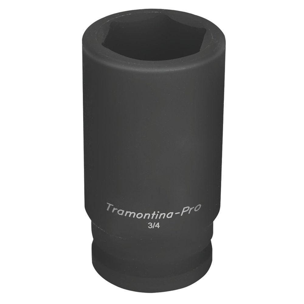 Soquete De Impacto Sextavado Longo Em Aço Cromo Molibdênio 36 Mm - Encaixe 3/4`` Tramontina