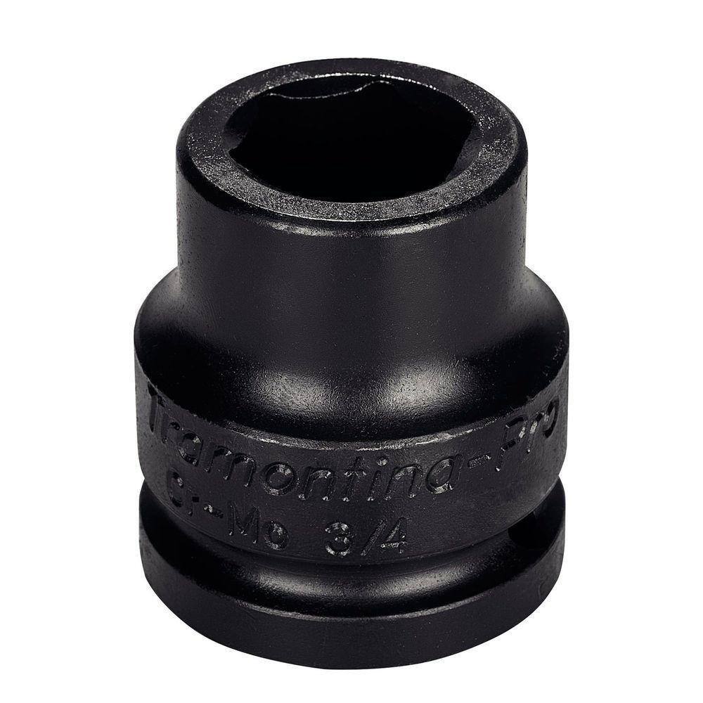 Soquete De Impacto Sextavado Em Aço Cromo Molibdênio 24 Mm - Encaixe 3/4`` Tramontina Pro Tramontina