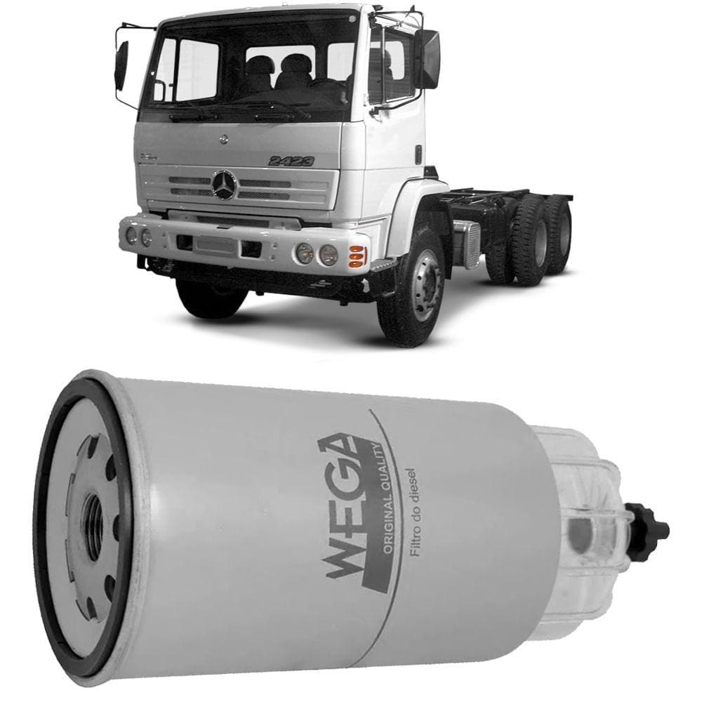 Filtro Combustível MB Accelo Atego OM904 Axor FCD-2203