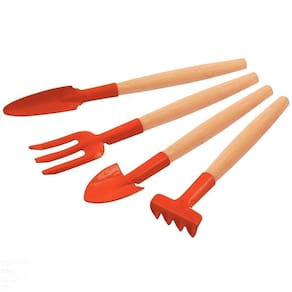 Conjunto Para Jardinagem Tramontina Peças Metálicas Com Cabo De Madeira 4 Peças Tramontina